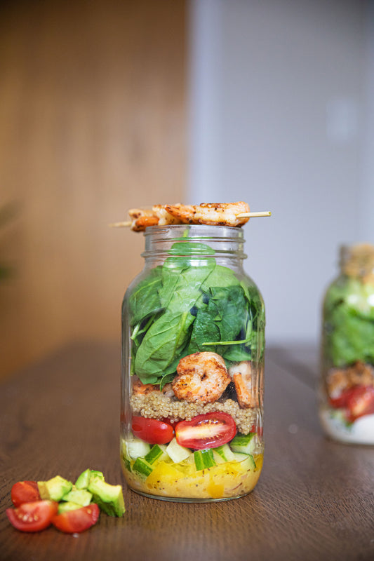 Salade d'Épinard aux Crevettes