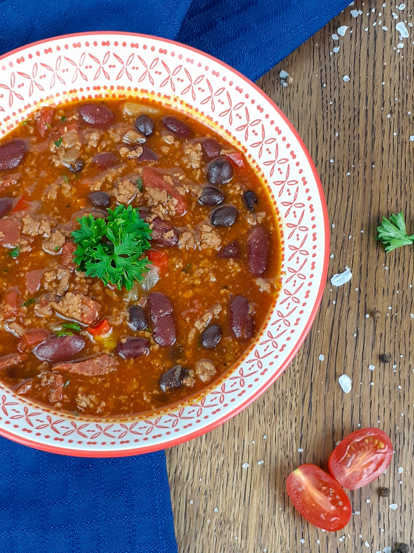 Chili Con Carne au Chorizo